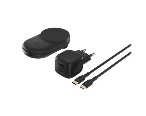 Зарядний пристрій Belkin UltraCharge Wireless 2-in-1 25W black (WIZ039KQBK)