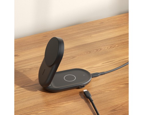 Зарядний пристрій Belkin UltraCharge Wireless 2-in-1 25W black (WIZ039KQBK)