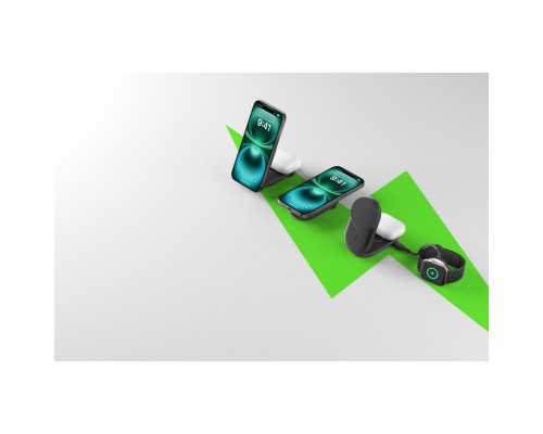 Зарядний пристрій Belkin UltraCharge Wireless 2-in-1 25W black (WIZ039KQBK)