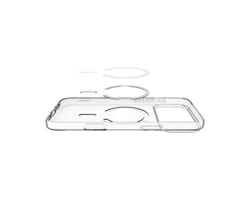 Чохол до мобільного телефона Spigen Liquid Crystal MagFit iPhone 17 Pro Clear White (ACS10396)