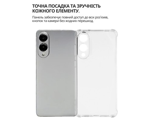 Чохол до мобільного телефона BeCover Anti-Shock Samsung Galaxy S25 Edge SM-S937 Clear (714703)