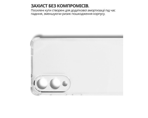 Чохол до мобільного телефона BeCover Anti-Shock Samsung Galaxy S25 Edge SM-S937 Clear (714703)