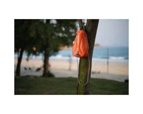 Душ портативний Flextail Tiny Shower Bag із ємністю та насосом 20 л помаранчевий (TSB-650)