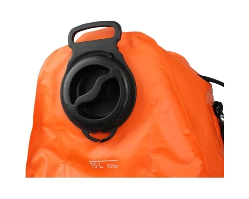 Душ портативний Flextail Tiny Shower Bag із ємністю та насосом 20 л помаранчевий (TSB-650)