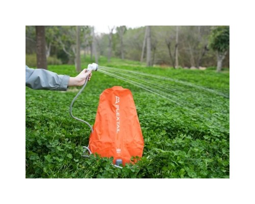 Душ портативний Flextail Tiny Shower Bag із ємністю та насосом 20 л помаранчевий (TSB-650)