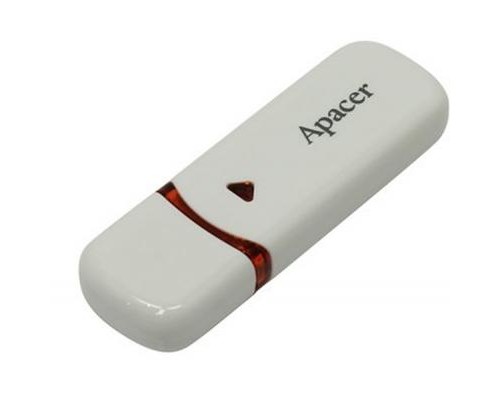 USB флеш накопичувач Apacer 32GB AH333 white USB 2.0 (AP32GAH333W-1) 