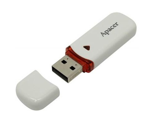 USB флеш накопичувач Apacer 32GB AH333 white USB 2.0 (AP32GAH333W-1) 