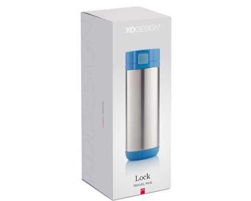 Термокружка XD Modo Lock 250ml синий (P432.665)