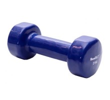 Гантель HouseFit з вініловим покриттям 2 кг (D086/DD6948-2)