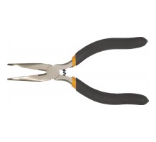 Плоскогубці Topex удлинённые выгнутые прецизионные, 130 мм (32D723)