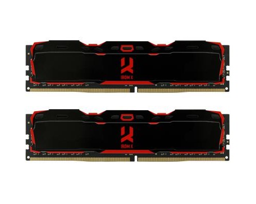 Модуль пам'яті для комп'ютера DDR4 16GB (2x8GB) 2666 MHz IRDM Black Goodram (IR-X2666D464L16S/16GDC)