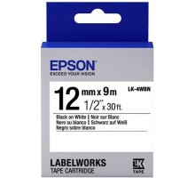 Стрічка для принтера етикеток Epson LK4WBN (C53S654021)