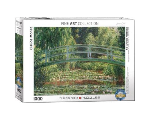 Пазл Eurographics Японський місток Клод Моне 1000 елементів (6000-0827) Пазл Eurographics Японський місток Клод Моне 1000 елементів (6000-0827)