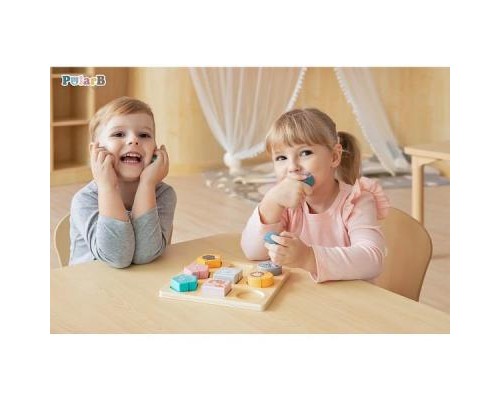 Розвиваюча іграшка Viga Toys PolarB Форми і дикі тварини (44012)