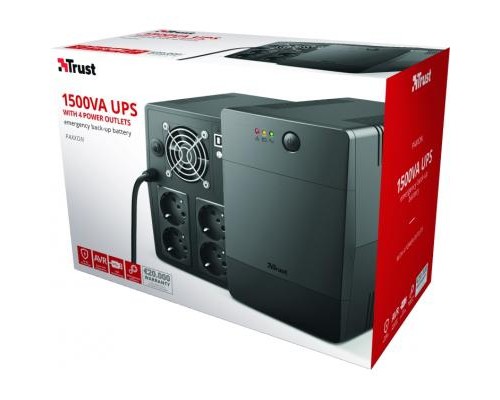 Пристрій безперебійного живлення Trust Paxxon 1500VA (23505_TRUST)