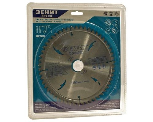 Диск пильний Зеніт 