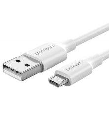 Дата кабель USB 2.0 AM to Micro 5P 2.0m US289 White Ugreen (60143)