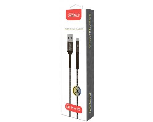 Дата кабель USB 2.0 AM to Micro 5P 1.2m Intaleo (1283126495649)