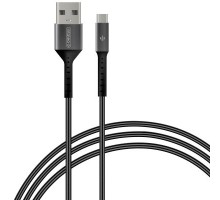 Дата кабель USB 2.0 AM to Micro 5P 1.2m Intaleo (1283126495649)