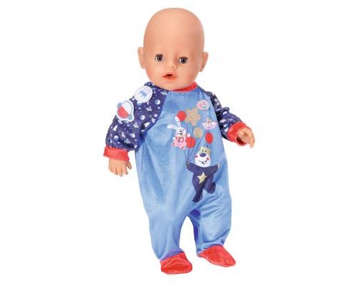 Аксесуар до ляльки Zapf Baby Born Святковий комбінезон Синій (831090-2)