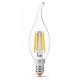 Лампочка Videx Filament C37Ft 6W E14 4100K 220V (VL-C37Ft-06144)