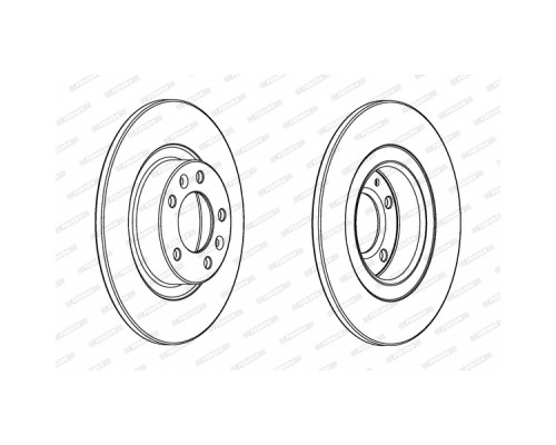 Гальмівний диск FERODO DDF2297C