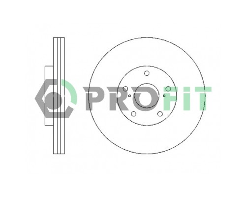 Гальмівний диск Profit 5010-1446