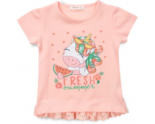 Набір дитячого одягу Breeze з єдинорогом (13741-104G-peach)