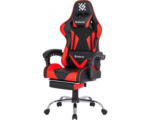 Крісло ігрове Defender Pilot Black/Red (64354)