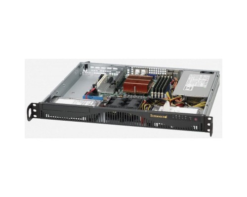 Корпус до сервера Supermicro 1U 350W (CSE-512F-350B1)