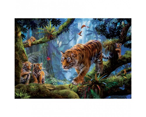 Пазл Educa Тигри на дереві, 1000 елементів (6425202)