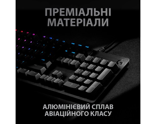 Клавіатура Logitech G512 Carbon Lightsync RGB Mechanical USB Black (920-009351)