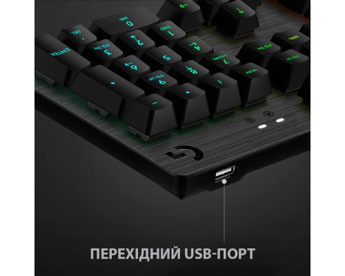 Клавіатура Logitech G512 Carbon Lightsync RGB Mechanical USB Black (920-009351)