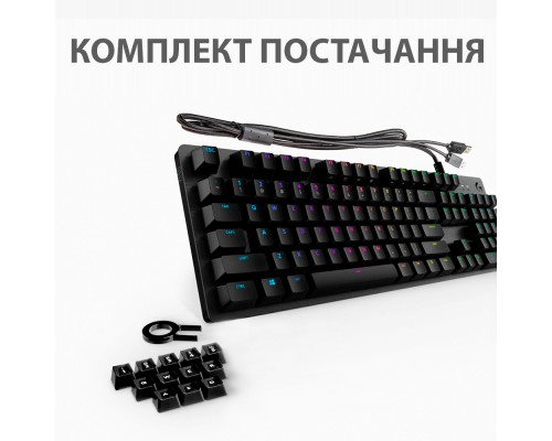 Клавіатура Logitech G512 Carbon Lightsync RGB Mechanical USB Black (920-009351)
