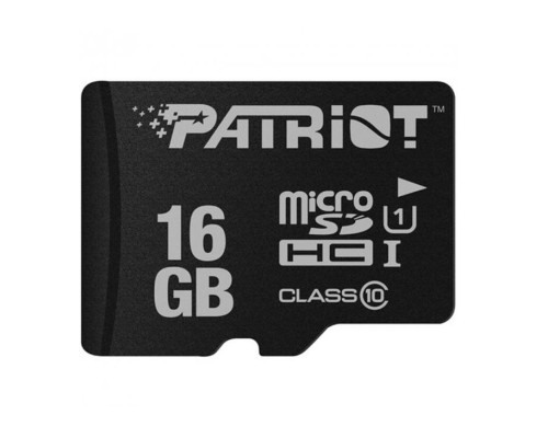 Карта пам'яті Patriot 16GB microSDHC class 10 UHS-I LX (PSF16GMDC10) Карта пам'яті Patriot 16GB microSDHC class 10 UHS-I LX (PSF16GMDC10)