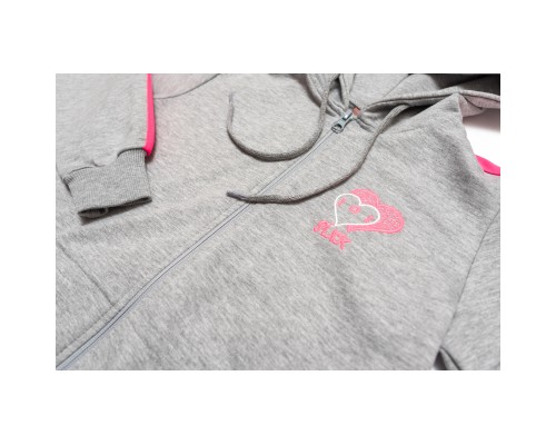 Спортивний костюм дитячий Joi із серцем (S-703-146G-gray)