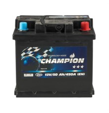 Акумулятор автомобільний Champion Black 50 Ah/12V Euro (CHB50-0)