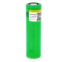 Акумулятор 18650 2600mAh (2450-2650mah), 3.7V (2.75-4.2V), green, PVC BOX Liitokala (Lii-VTC5) 