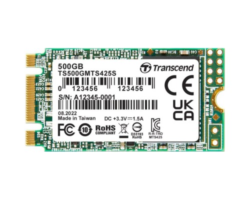 Накопичувач SSD M.2 2242 500GB Transcend (TS500GMTS425S)