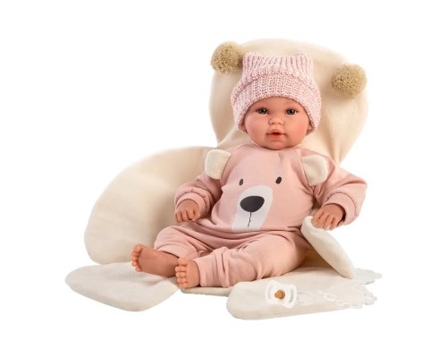 Лялька Llorens Recien Nacida Llorona Osito Rosa, 36 см (63644)