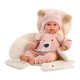 Лялька Llorens Recien Nacida Llorona Osito Rosa, 36 см (63644)