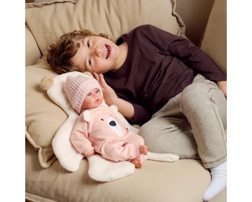 Лялька Llorens Recien Nacida Llorona Osito Rosa, 36 см (63644)