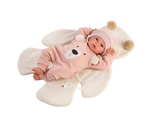 Лялька Llorens Recien Nacida Llorona Osito Rosa, 36 см (63644)