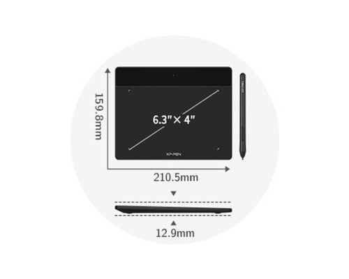 Графічний планшет XP-Pen Deco Fun S Black (Deco Fun S_BK)
