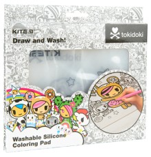 Підкладка настільна Kite силіконова розмальовка tokidoki, 30х40см (TK22-424)