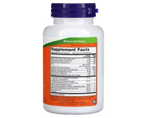 Вітамінно-мінеральний комплекс Now Foods Підтримка настрою зі звіробою, Mood Support with St. John's Wort, (NOW-03351)