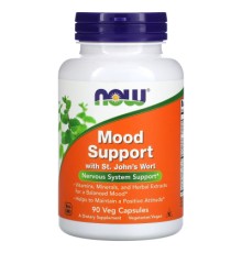 Вітамінно-мінеральний комплекс Now Foods Підтримка настрою зі звіробою, Mood Support with St. John's Wort, (NOW-03351)