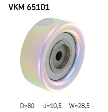 Ролик натягувача ременя SKF VKM 65101