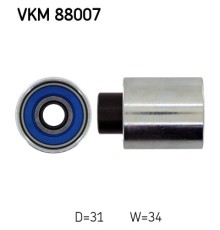 Ролик натягувача ременя SKF VKM 88007