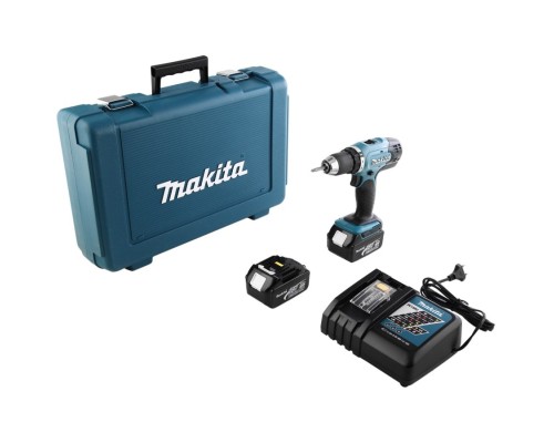 Шуруповерт Makita DDF453RFE 2x3Ah, кейс, ЗП (DDF453RFE)